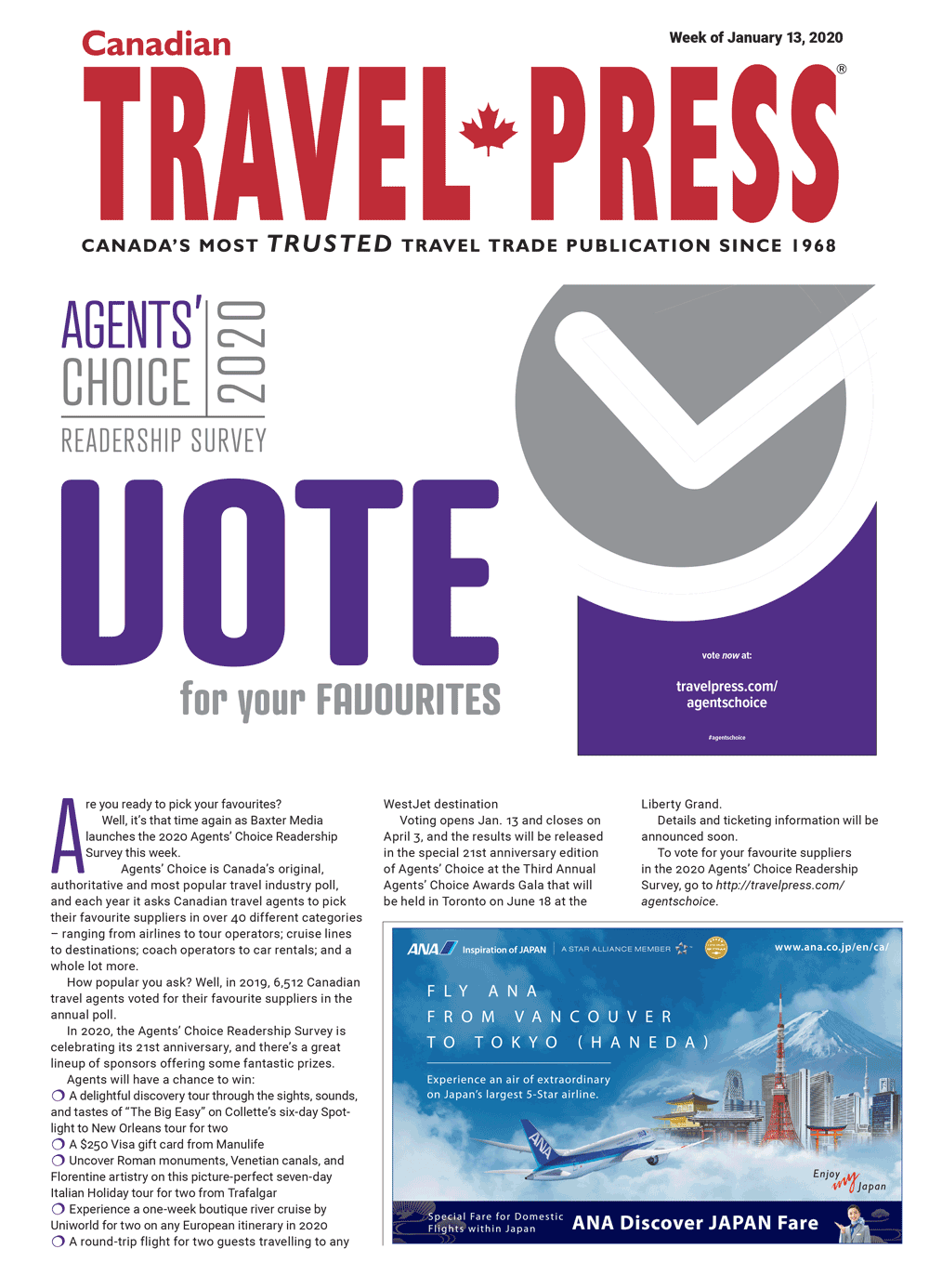 Agents’ Choice 2020 – back and better than ever